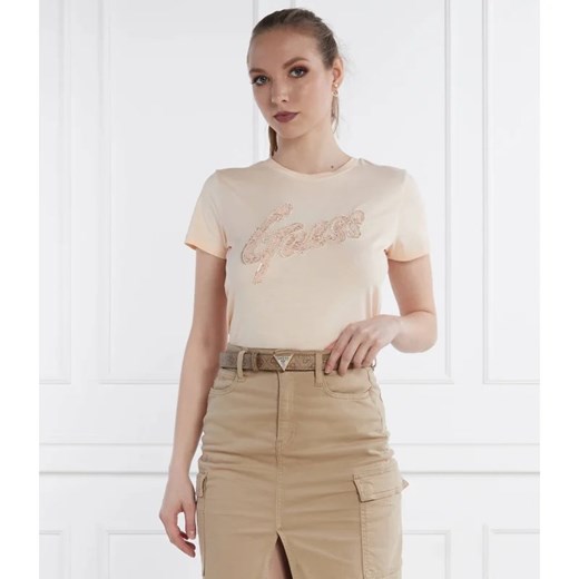 GUESS T-shirt | Regular Fit ze sklepu Gomez Fashion Store w kategorii Bluzki damskie - zdjęcie 170888855