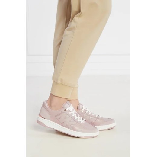 Michael Kors buty sportowe damskie sneakersy skórzane sznurowane na płaskiej podeszwie 