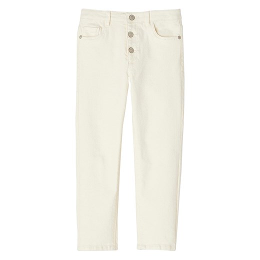 vertbaudet Spodnie w kolorze kremowym ze sklepu Limango Polska w kategorii Spodnie dziewczęce - zdjęcie 170889675
