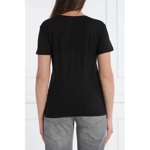 Bluzka damska Dondup - Made In Italy casual z okrągłym dekoltem