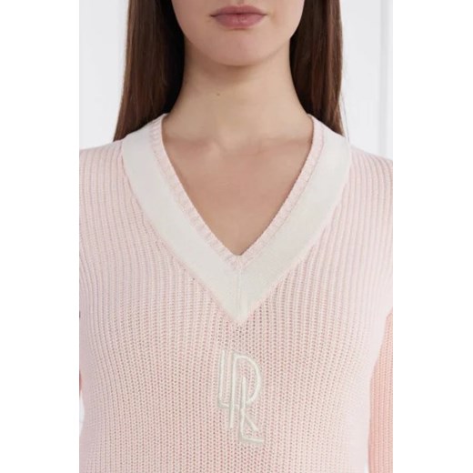 Sweter damski Ralph Lauren z dekoltem v bawełniany 