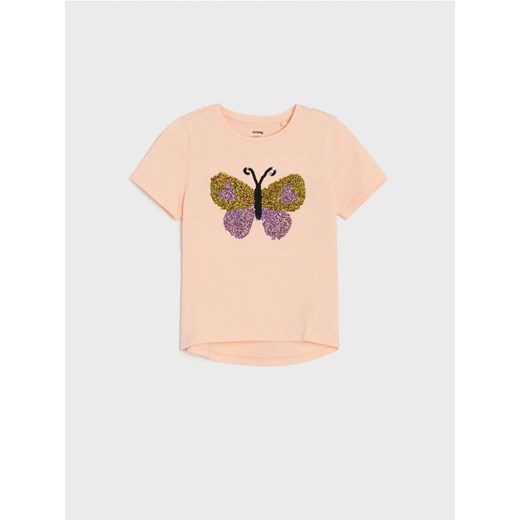 Sinsay - Koszulka - pomarańczowy ze sklepu Sinsay w kategorii Bluzki dziewczęce - zdjęcie 170892657