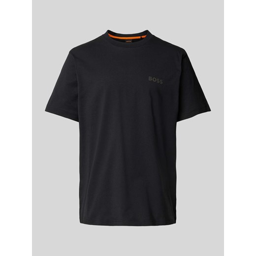 T-shirt z nadrukiem z logo model ‘Telogoboss’ ze sklepu Peek&Cloppenburg  w kategorii T-shirty męskie - zdjęcie 170894837
