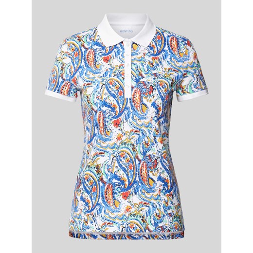 Koszulka polo ze wzorem paisley ze sklepu Peek&Cloppenburg  w kategorii Bluzki damskie - zdjęcie 170894885
