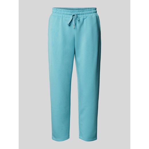 Spodnie dresowe z elastycznym ściągaczem ze sklepu Peek&Cloppenburg  w kategorii Spodnie damskie - zdjęcie 170894999