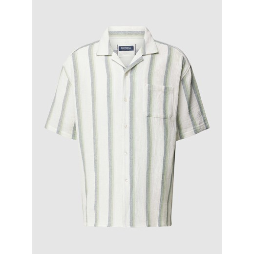 Koszula casualowa o kroju regular fit z wzorem w paski ze sklepu Peek&Cloppenburg  w kategorii Koszule męskie - zdjęcie 170895008