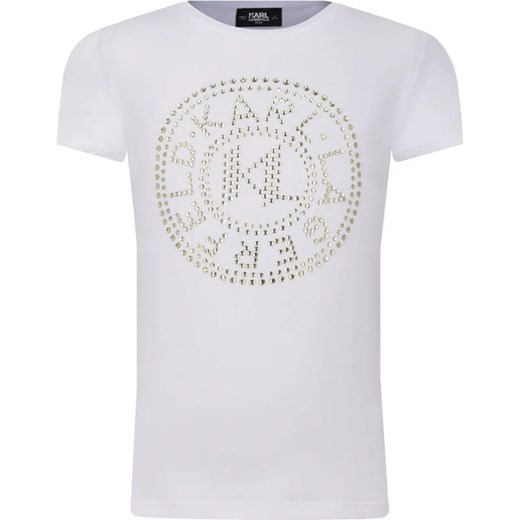 Karl Lagerfeld Kids T-shirt | Regular Fit ze sklepu Gomez Fashion Store w kategorii Bluzki dziewczęce - zdjęcie 170895118