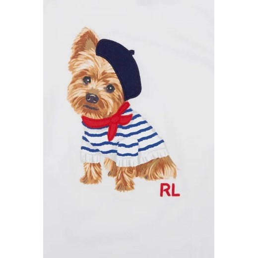 POLO RALPH LAUREN T-shirt DOG | Regular Fit Polo Ralph Lauren 128 Gomez Fashion Store okazja