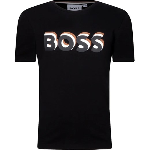 Boss Kidswear t-shirt chłopięce czarny 