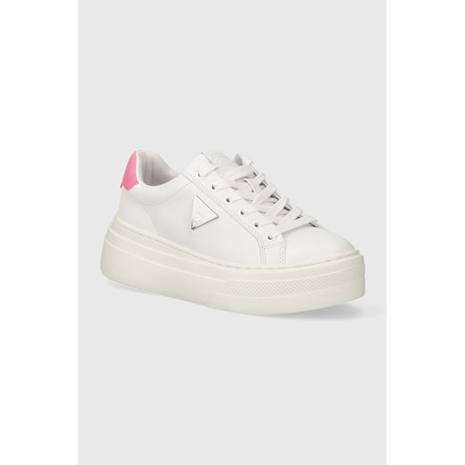 Guess sneakersy AMERA kolor biały FLGAMA ELE12 ze sklepu ANSWEAR.com w kategorii Buty sportowe damskie - zdjęcie 170896138