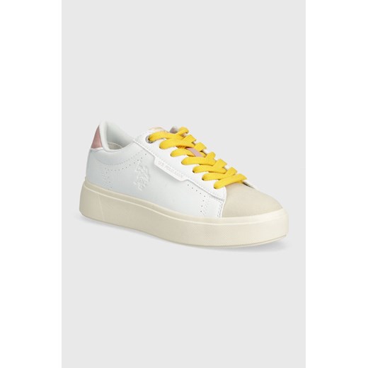 U.S. Polo Assn. sneakersy ASHLEY kolor biały ASHLEY006W 4YS1 ze sklepu ANSWEAR.com w kategorii Trampki damskie - zdjęcie 170896158