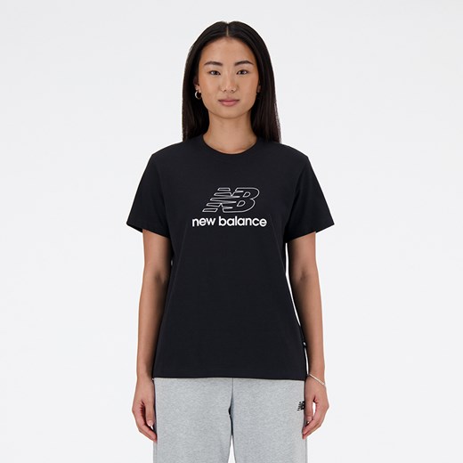 Koszulka damska New Balance WT41816BK – czarna ze sklepu New Balance Poland w kategorii Bluzki damskie - zdjęcie 170897049