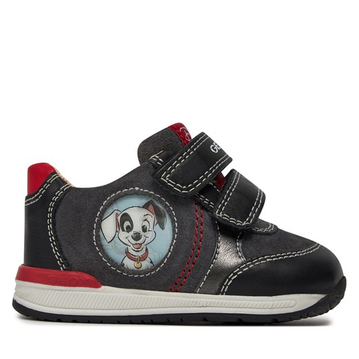 Sneakersy Geox B Rishon B. C B260RC 08522 C0005 Black/Dk Grey ze sklepu eobuwie.pl w kategorii Buciki niemowlęce - zdjęcie 170897516