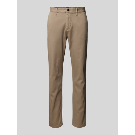 Chinosy o kroju tapered fit z kieszeniami z tyłu ze sklepu Peek&Cloppenburg  w kategorii Spodnie męskie - zdjęcie 170897775
