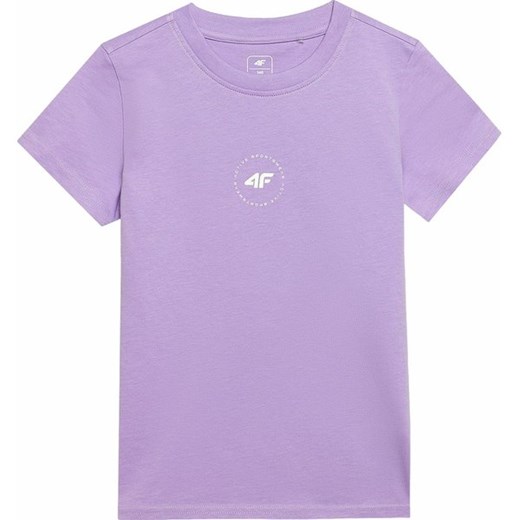 Koszulka dziewczęca 4FJWSS24TTSHF1111 4F ze sklepu SPORT-SHOP.pl w kategorii Bluzki dziewczęce - zdjęcie 170898638