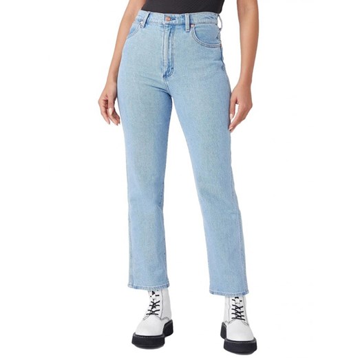 Wrangler Dżinsy &quot;Wild West Canyon Bluestone&quot; - Regular fit - w kolorze błękitnym ze sklepu Limango Polska w kategorii Jeansy damskie - zdjęcie 170900797