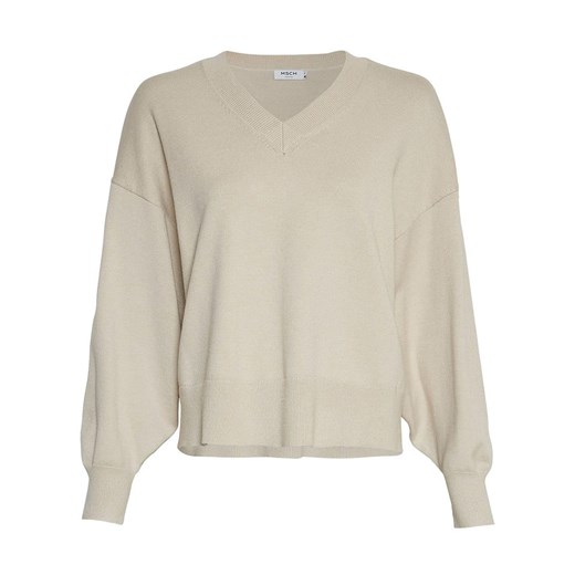 MOSS COPENHAGEN Sweter &quot;Hanalise Rachelle&quot; w kolorze beżowym ze sklepu Limango Polska w kategorii Swetry damskie - zdjęcie 170901526