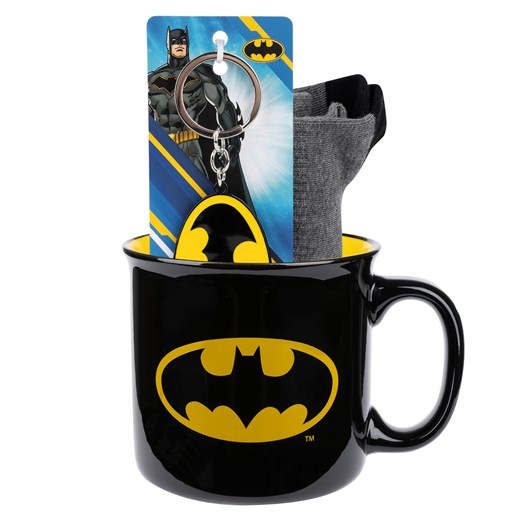 Zestaw skarpetki męskie Batman w kubku z brelokiem ze sklepu Sklep SOXO w kategorii Kubki - zdjęcie 170902639