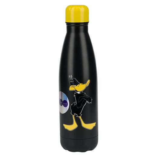 Butelka termiczna 500mL Czarna | wytrzymała i praktyczna | Warner Bros | Daffy ze sklepu Sklep SOXO w kategorii Naczynia dziecięce - zdjęcie 170903098