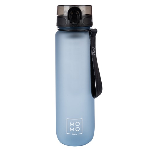 Butelka na wodę MOMO WAY szara | pomysł na prezent | BPA free | Tritan ze sklepu Sklep SOXO w kategorii Bidony i butelki - zdjęcie 170903157