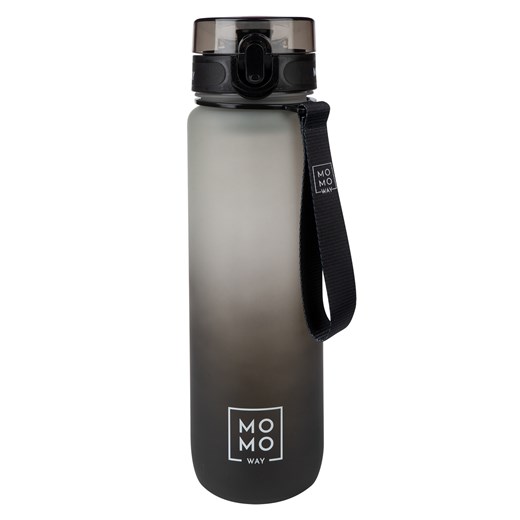 Butelka na wodę MOMO WAY szaro - czarna | pomysł na prezent | BPA free | Tritan ze sklepu Sklep SOXO w kategorii Bidony i butelki - zdjęcie 170903299