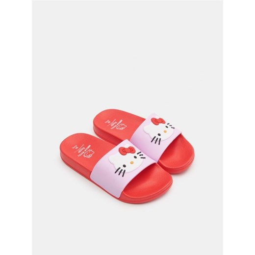 Sinsay - Klapki Hello Kitty - czerwony ze sklepu Sinsay w kategorii Klapki dziecięce - zdjęcie 170904508