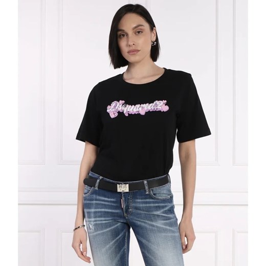 Dsquared2 T-shirt Easy Fit | Loose fit ze sklepu Gomez Fashion Store w kategorii Bluzki damskie - zdjęcie 170906537