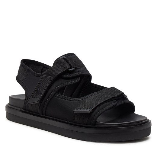 Sandały Calvin Klein Jeans Sandal Velcro Np In Mr YM0YM00940 Triple Black 0GT 42 eobuwie.pl