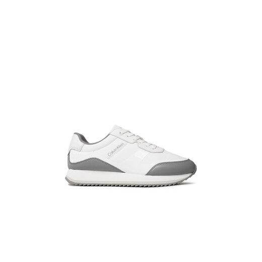 Calvin Klein Sneakersy Low Top Lace Up Heat Bond HM0HM00551 Biały ze sklepu MODIVO w kategorii Buty sportowe męskie - zdjęcie 170911259