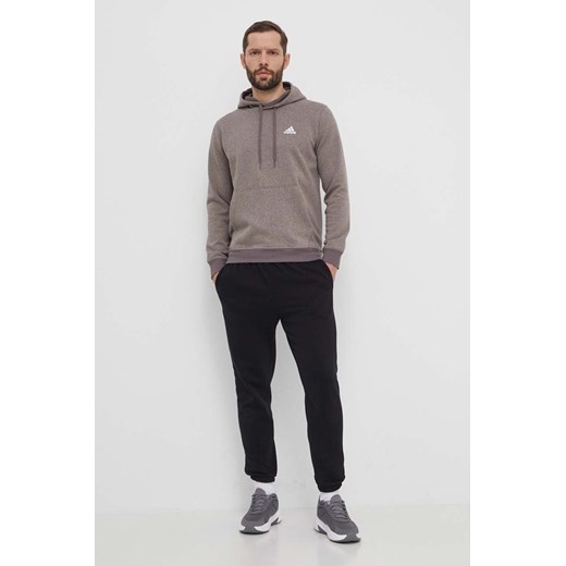 Brązowa bluza męska Adidas młodzieżowa