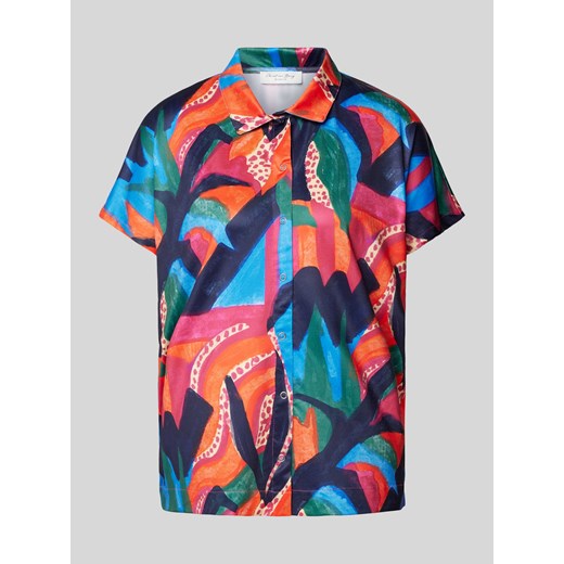 Bluzka we wzory na całej powierzchni ze sklepu Peek&Cloppenburg  w kategorii Koszule damskie - zdjęcie 170913346