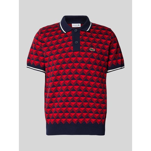 Koszulka polo o kroju regular fit ze wzorem na całej powierzchni ze sklepu Peek&Cloppenburg  w kategorii T-shirty męskie - zdjęcie 170913437
