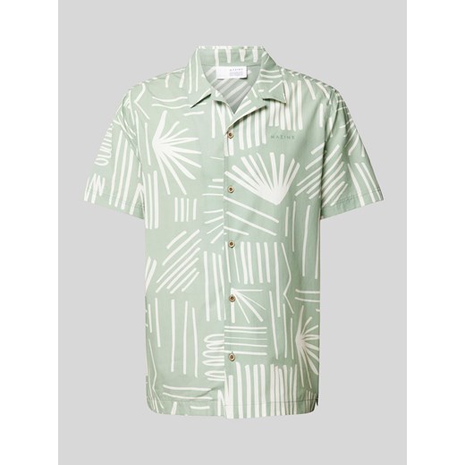 Koszula casualowa o kroju regular fit z kołnierzem z połami ze sklepu Peek&Cloppenburg  w kategorii Koszule męskie - zdjęcie 170913469