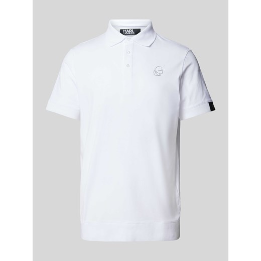 Koszulka polo z nadrukiem z logo ze sklepu Peek&Cloppenburg  w kategorii T-shirty męskie - zdjęcie 170913478
