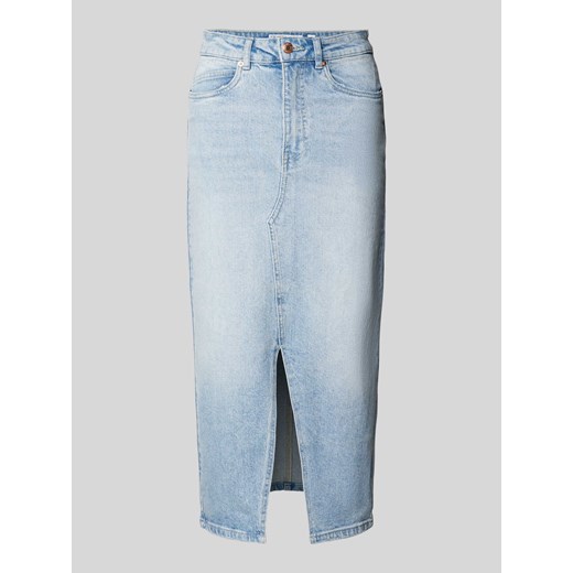 Spódnica jeansowa z rozcięciem model ‘VERI’ ze sklepu Peek&Cloppenburg  w kategorii Spódnice - zdjęcie 170913529