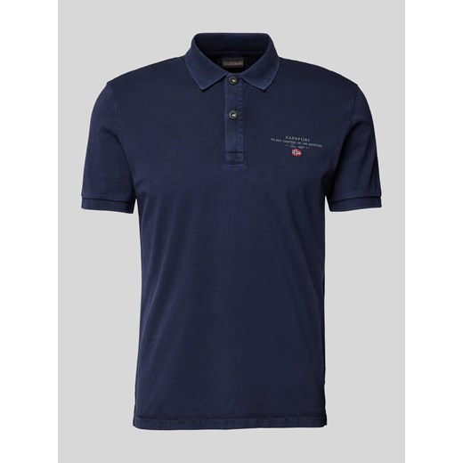 Koszulka polo o kroju regular fit z nadrukiem z logo model ‘elbas’ ze sklepu Peek&Cloppenburg  w kategorii T-shirty męskie - zdjęcie 170913565