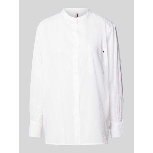 Bluzka koszulowa o kroju easy fit z kieszenią na piersi model ‘COTTON VOILE’ ze sklepu Peek&Cloppenburg  w kategorii Koszule damskie - zdjęcie 170913648