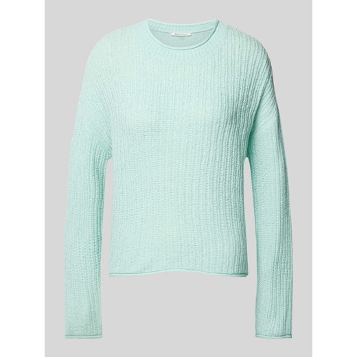 Sweter z dzianiny z dekoltem w łódkę ze sklepu Peek&Cloppenburg  w kategorii Swetry damskie - zdjęcie 170913706