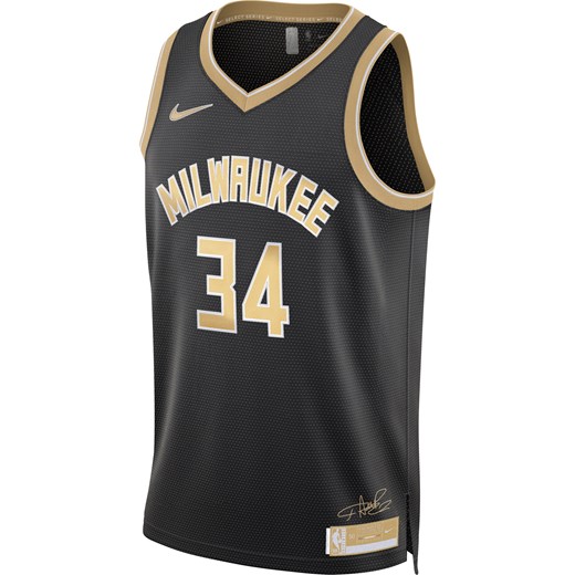 Koszulka męska Nike Dri-FIT NBA Swingman Giannis Antetokounmpo Milwaukee Bucks Select Series 2024 - Czerń ze sklepu Nike poland w kategorii T-shirty męskie - zdjęcie 170913949