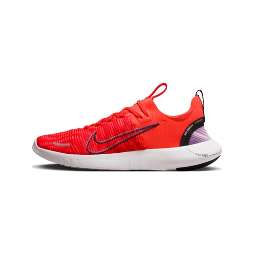 Damskie buty do biegania po asfalcie Nike Free RN NN - Czerwony ze sklepu Nike poland w kategorii Buty sportowe damskie - zdjęcie 170913967