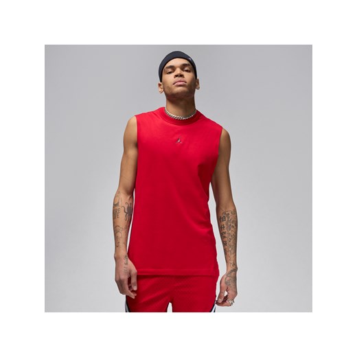 Męska koszulka bez rękawów Dri-FIT Jordan Sport - Czerwony ze sklepu Nike poland w kategorii T-shirty męskie - zdjęcie 170913978