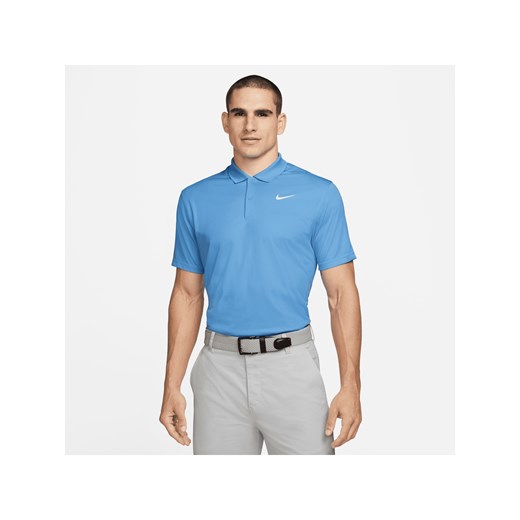 Męska koszulka polo do golfa Nike Dri-FIT Victory - Niebieski ze sklepu Nike poland w kategorii T-shirty męskie - zdjęcie 170914006