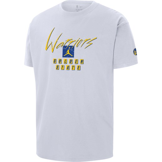 T-shirt męski Jordan NBA Max90 Golden State Warriors Courtside Statement Edition - Biel ze sklepu Nike poland w kategorii T-shirty męskie - zdjęcie 170914026