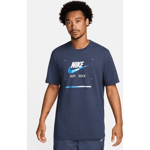 T-shirt męski Nike Sportswear - Niebieski ze sklepu Nike poland w kategorii T-shirty męskie - zdjęcie 170914156