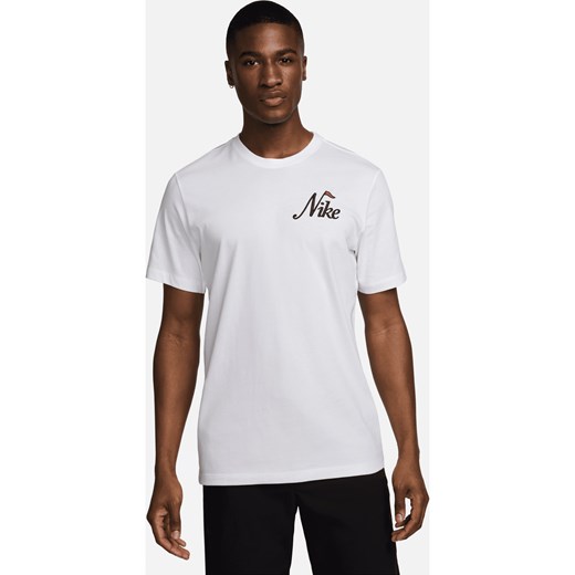 Męski T-shirt do golfa Nike - Biel ze sklepu Nike poland w kategorii T-shirty męskie - zdjęcie 170914246