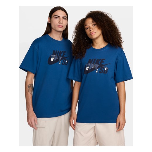 T-shirt do skateboardingu Nike SB - Niebieski ze sklepu Nike poland w kategorii T-shirty męskie - zdjęcie 170914335