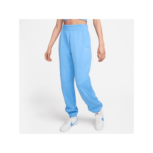 Damskie luźne spodnie z dzianiny Nike Sportswear - Niebieski ze sklepu Nike poland w kategorii Spodnie damskie - zdjęcie 170914347
