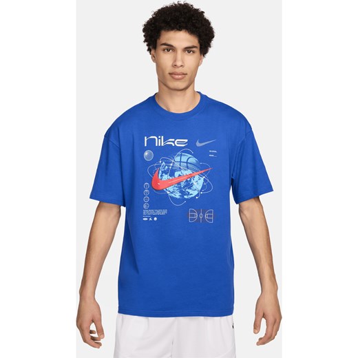 Męski T-shirt do koszykówki Max90 Nike - Niebieski ze sklepu Nike poland w kategorii T-shirty męskie - zdjęcie 170914356