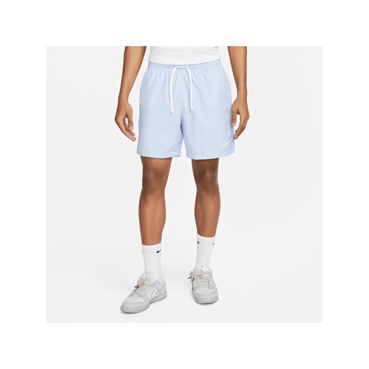 Swobodne spodenki z tkaniny Nike Sportswear - Niebieski ze sklepu Nike poland w kategorii Spodenki męskie - zdjęcie 170914358