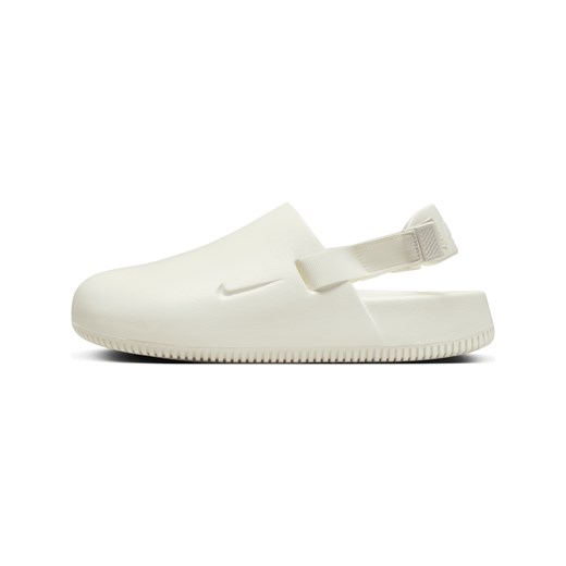 Damskie buty typu mule Nike Calm - Biel ze sklepu Nike poland w kategorii Klapki damskie - zdjęcie 170914398